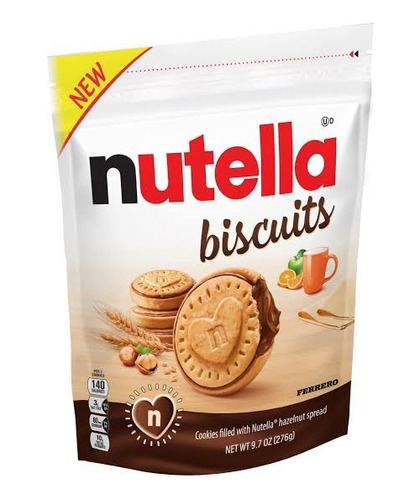 Nutella Biscuits 276g Galletas Rellena Nutella Importadas