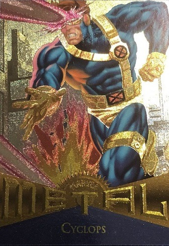Hombres X - Fleer Marvel Metalizadas 95 #91 Ciclope  Cyclops