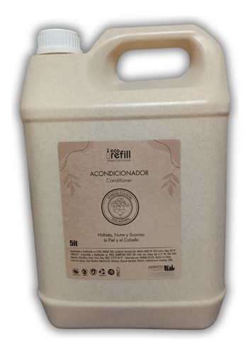 Bidón 5lr Acondicionador Aroma Verbena+envase Recarga 500ml