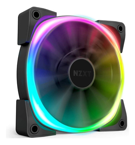 Cooler Para Gabinete Nzxt Aer Rgb2 120mm / Hf-28120-b1 Led Black / Rgb