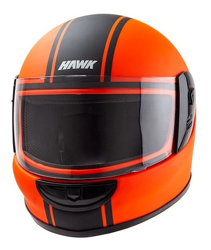 Casco Integral Hawk Rs Niño Naranja Mate En Moto 46