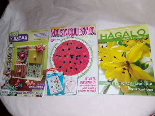 Lote Revistas Manualidades Pintura Porcelana Decoupage (Usado)