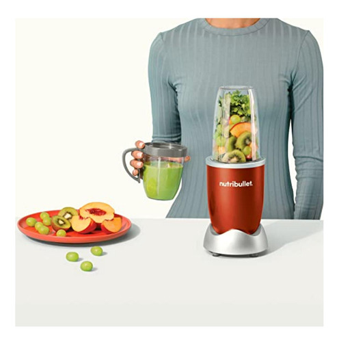 Nutribullet Nbr-0804r-dl Personal Blender Plateado 6 Piezas,