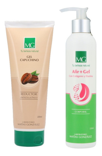 Gel Capuchino Anti Celulitis + Gel Afirmante Matías González