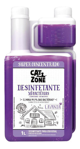 Xo Bacterias Concentrado Lavanda Cat Zone 1 L - Procao