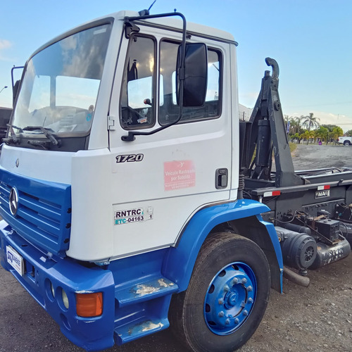 Mb 1720 Truck 6x2 Roll On Off 2002 Branco