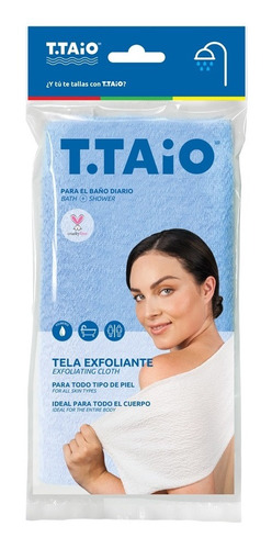 Tela Corporal Exfoliante Para Baño Varios Colores