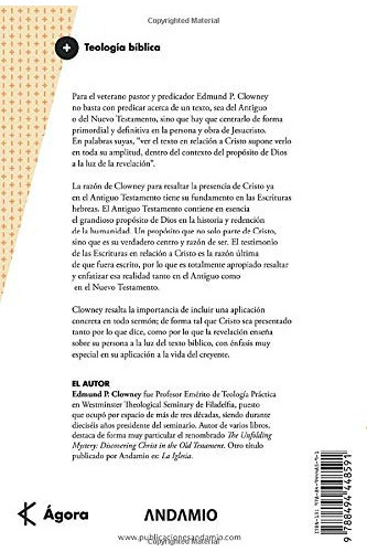 Predica De Cristo Desde Toda La Escritura, De Edmund Clowney. Editorial Andamio En Español