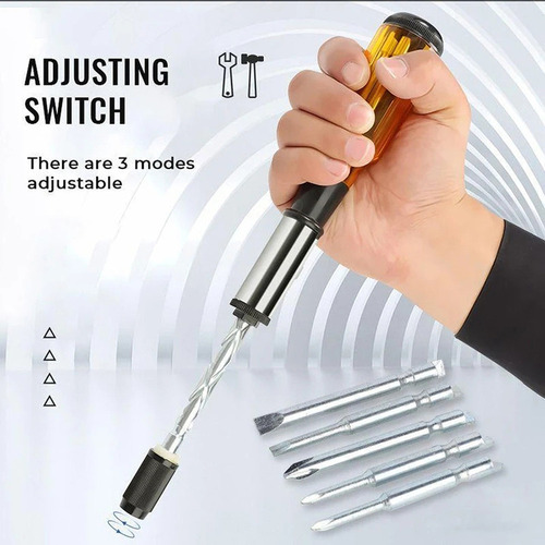 Juego De Destornilladores Tipo Trinquete Push Pull 6 En 1, T