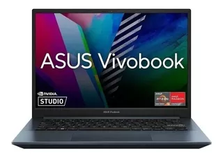 Laptop Asus VivoBook Pro M3401 quiet blue 14", AMD Ryzen 5 5600H 8GB de RAM 512GB SSD, NVIDIA GeForce RTX 3050 60 Hz 2560x1600px Windows 11 Home