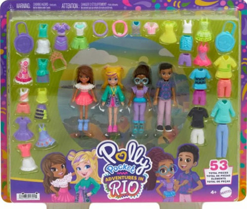 Polly Pocket Aventuras En Río Super Colección De Modas