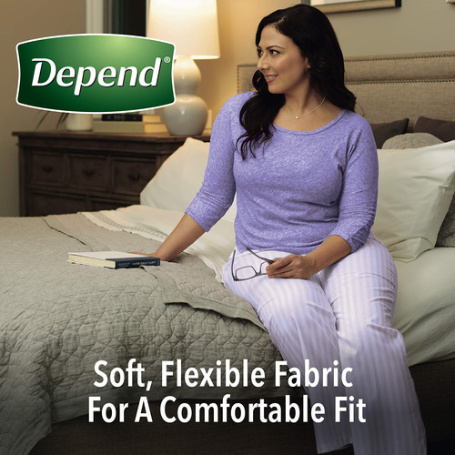 Depend Ropa Interior De Incontinencia Nocturna Para Mujer, D