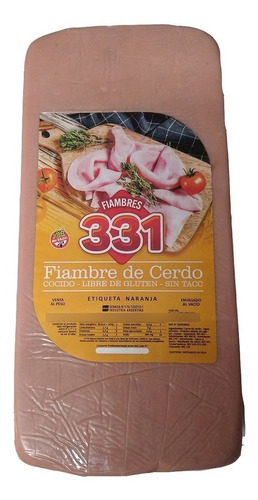 Paleta Fiambre Vaes Cocido De Cerdo Libre De Gluten Sin Tacc