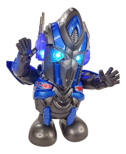 Brinquedo Boneco Robô Dance Hero Optimus Prime C/ Som Luzes