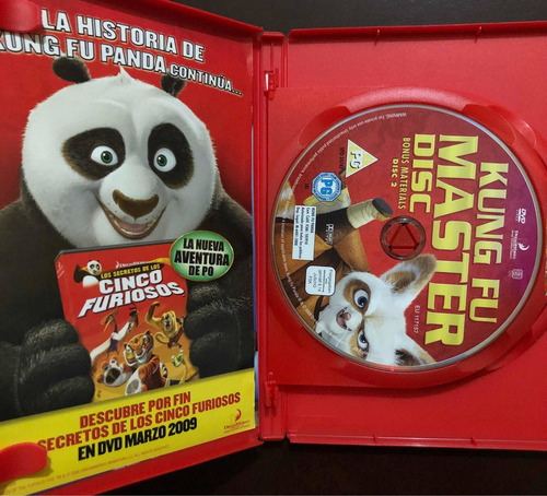 Kung Fu Panda Dvd 2 Discos Edicion Maestro Del Kung Fu (Usado)