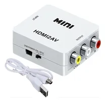 Comprar Hopemob Mini Adaptador De Soporte Convertidor De Audio Hdmi A Rca  1080p Audio Y Video