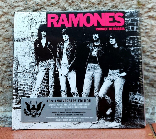 Ramones (rocket To Russia) 40 Aniversario, Cd Nuevo Sellado.