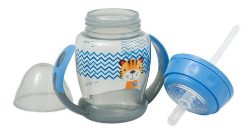 Imagem 2 de 10 de Copo Infantil De Transição Com Canudo P/ Bebê Alça Envio 24h