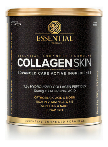 Collagen Skin Colágeno Verisol 330g - Essential Sabor Neutro