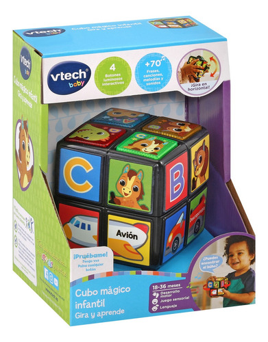 Cubo Magico Infantil Gira Y Aprende Vtech