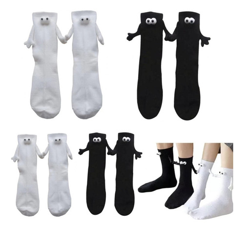 4 Pares De Calcetines Divertidos Y Bonitos Para Parejas