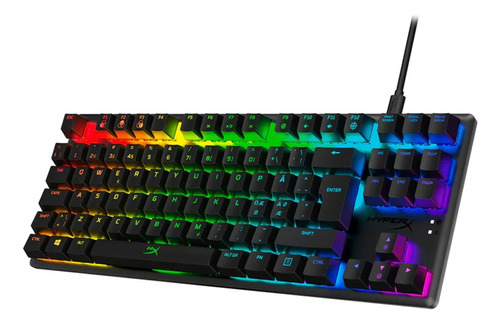 Teclado Gamer Mecánico Hyperx Alloy Origins Core Rgb / Aqua