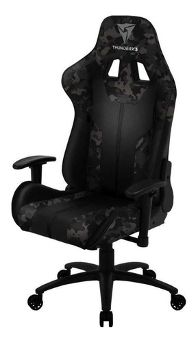 Cadeira De Escritório Gamer Thunderx3 Bc3 Camo Black Hawk 