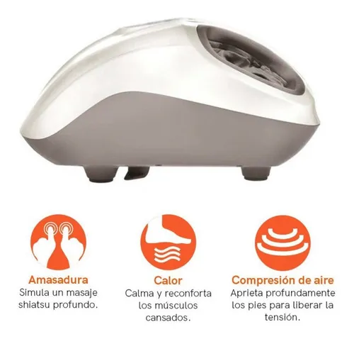 Masajeador Pies Homedics Compresion Aire Shiatsu Premium