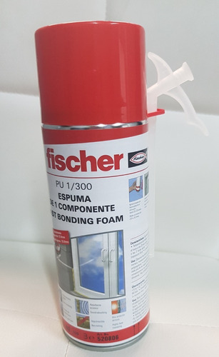 Espuma Poliuretano Expandido Fischer 300ml