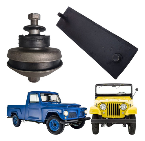 Kit Coxim Cambio/ Reduzida Jeep Rural F75 Ford Willys Todos