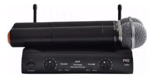 Microfone Sem Fio Uhf Jwl U 585 Unidirecional 619-768 Mhz