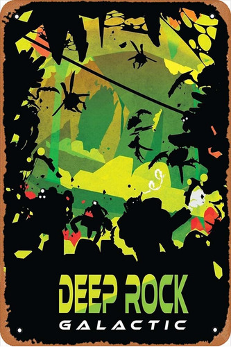 Póster De Arte Yzixulet Deep Rock Galactic Fanart, Cartel De