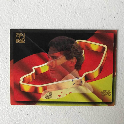 Card Ayrton Senna Editora Multi F1 Hockenhein