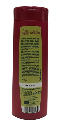 Kit Shampoo, Condicionador, Mascara, Leave-in Salutem Dalsan
