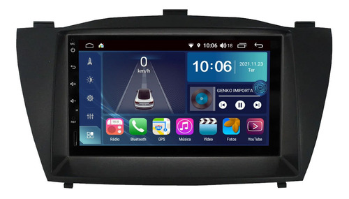 Kit Multimídia Aikon Core 7p Tv Apple Carplay Hyundai Ix35