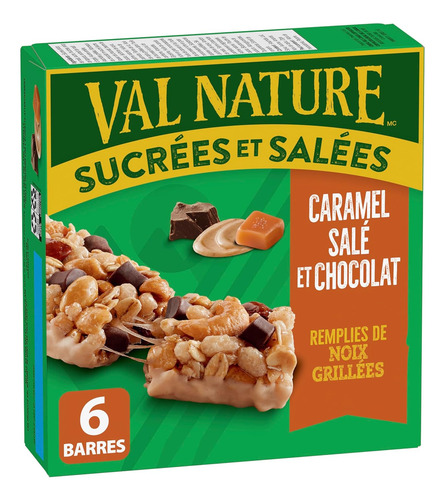 Barras De Granola Con Sabor A Chocolate Y Caramelo Salado Du