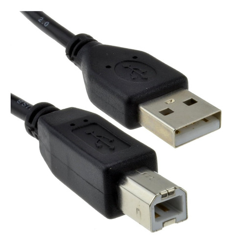 Cable Usb A/b Para Impresora, Scanner, Usb 2.0. Largo 1,80mt