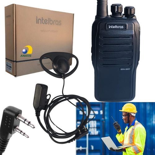 8 Rádio Intelbras Rpa6001 Alto Desempenho 8 Fone Resistente