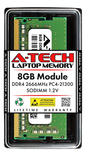 Memoria Ram A-tech Ddr4 8 Gb 2666/67 Mhz Sodimm