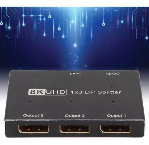 Z Divisor Displayport 1x3, Divisor Triple Mast Set Hub Dp