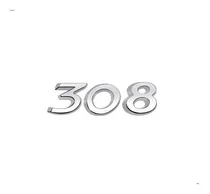 Comprar Logo Emblema Para Peugeot 308 9.6x2.8cm Plástico