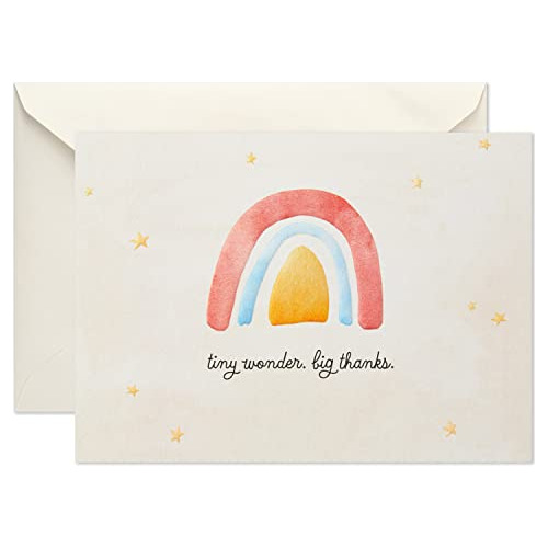 Pack Of   Thank You Cards, Watercolor Rainbow (40 Cards...
