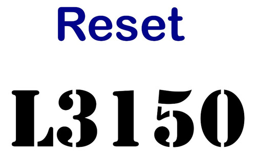 Reset Ilimitado L1110 L3110 L3150 L5190 Error Cojin O E-11