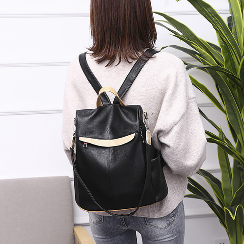 Nueva Mochila Casual De Moda Simple Para Mujer, Mochila De V