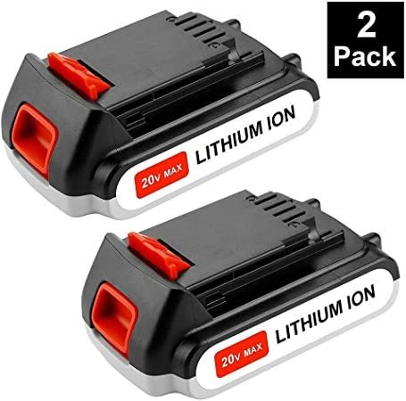 Lbx20 Para Negro Y Decker 20v Batería De Iones De Litio 20 V