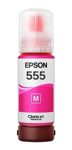 Botella De Tinta Epson T555 Magenta T555320-al 70ml