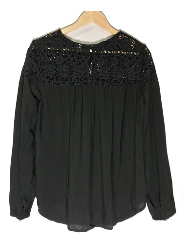 Blusa Talle Amplio C/ Encaje. Espectacular! 