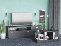 Comprar Combo Rack Mesa Rack Tv Led + Mesa Ratona Melamina Living