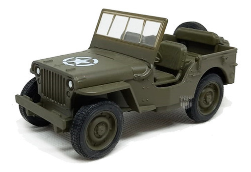Colección de carritos Jeep en miniatura Willys 1941 a escala 1/38