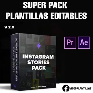 Pack 2000 Plantillas Editables Para Instagram- Premiere Pro